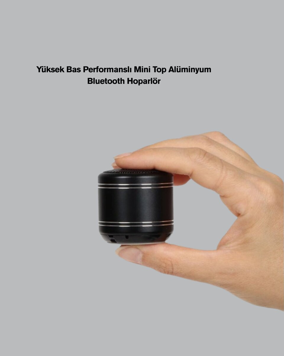 Mini Alüminyum Bluetooth Hoparlör Yüksek Bas Performansı Mini Alüminyum Bluetooth Hoparlör Yüksek Bas Performansı