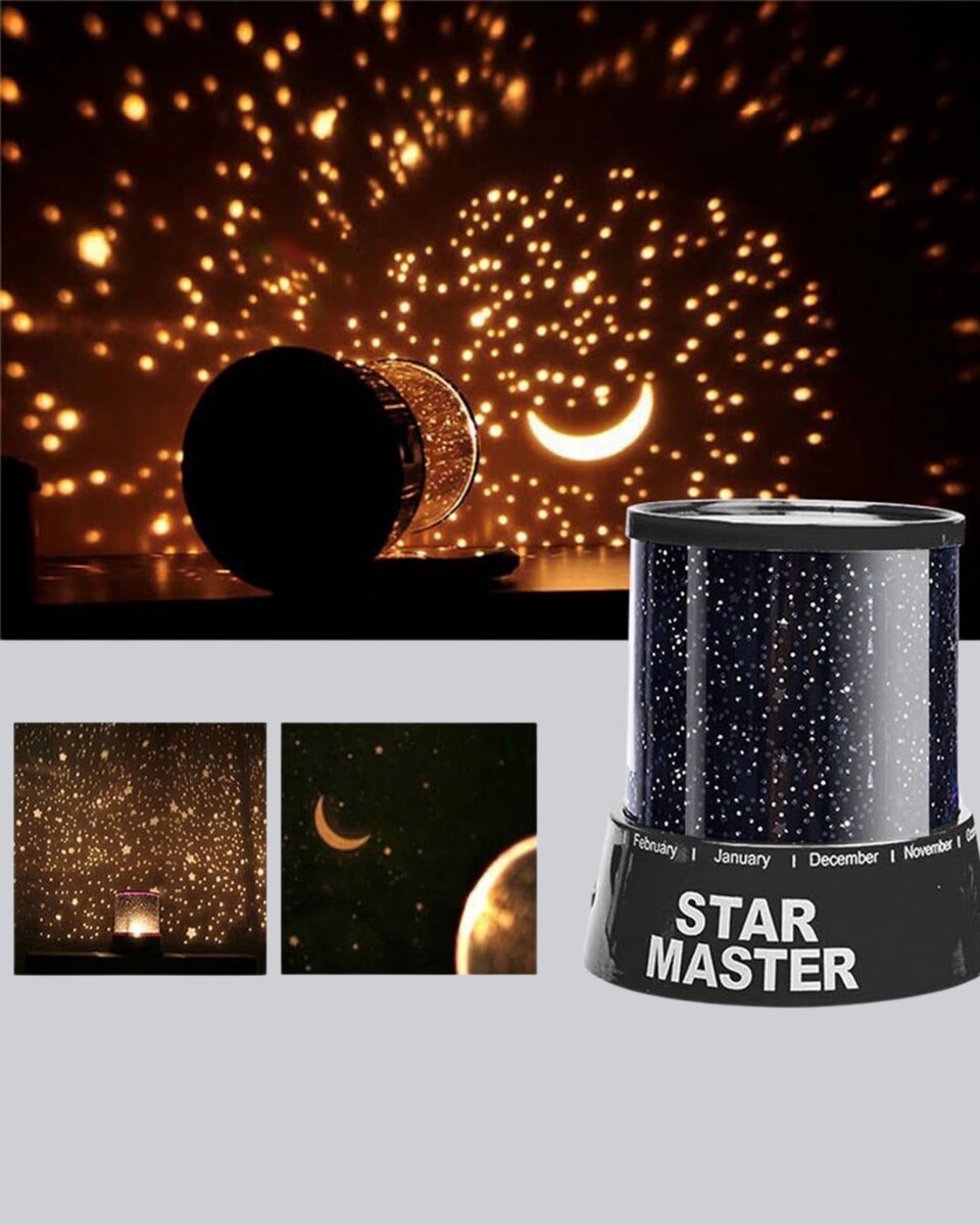 LED Renk Değiştiren Yıldız Projektör Galaxy Efektli Gece Lambası LED Renk Değiştiren Yıldız Projektör Galaxy Efektli Gece Lambası