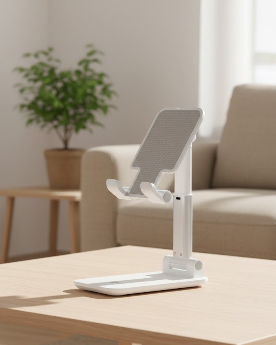 Kaymaz Silikon Yüzeyli Ergonomik Telefon Standı Kaymaz Silikon Yüzeyli Ergonomik Telefon Standı