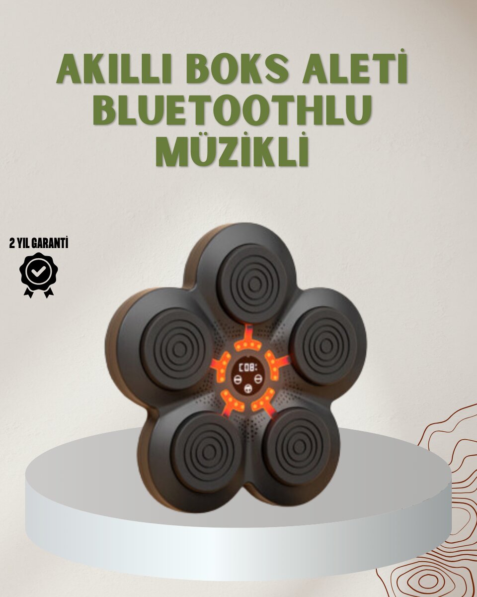 Bluetoothlu Akıllı Boks Antrenman Cihazı Işıklı Hedefli Kardiyo ve Fitness Aleti Bluetoothlu Akıllı Boks Antrenman Cihazı Işıklı Hedefli Kardiyo ve Fitness Aleti