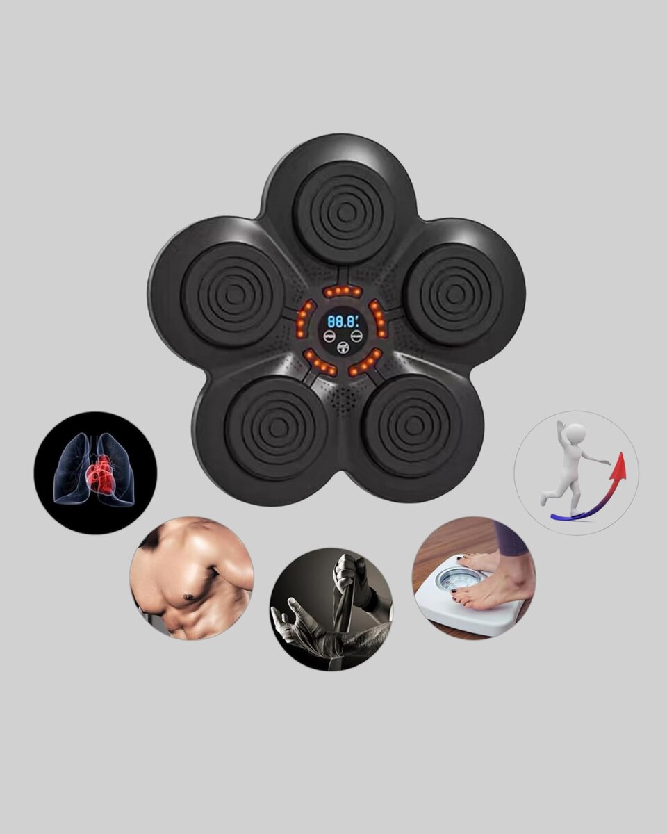 Bluetoothlu Akıllı Boks Antrenman Cihazı Işıklı Hedefli Kardiyo ve Fitness Aleti Bluetoothlu Akıllı Boks Antrenman Cihazı Işıklı Hedefli Kardiyo ve Fitness Aleti