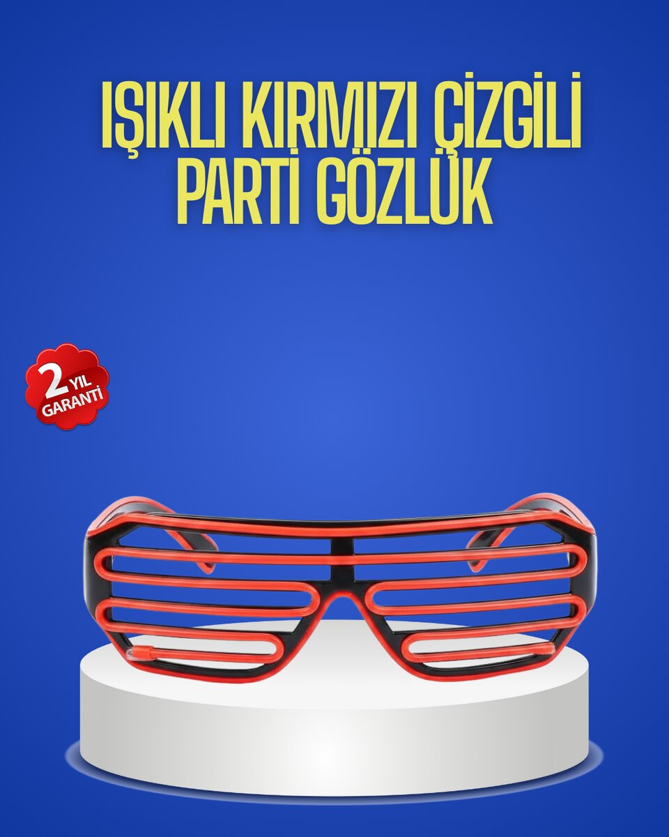 Gece Organizasyonları İçin Renkli LED Gözlük Gece Organizasyonları İçin Renkli LED Gözlük