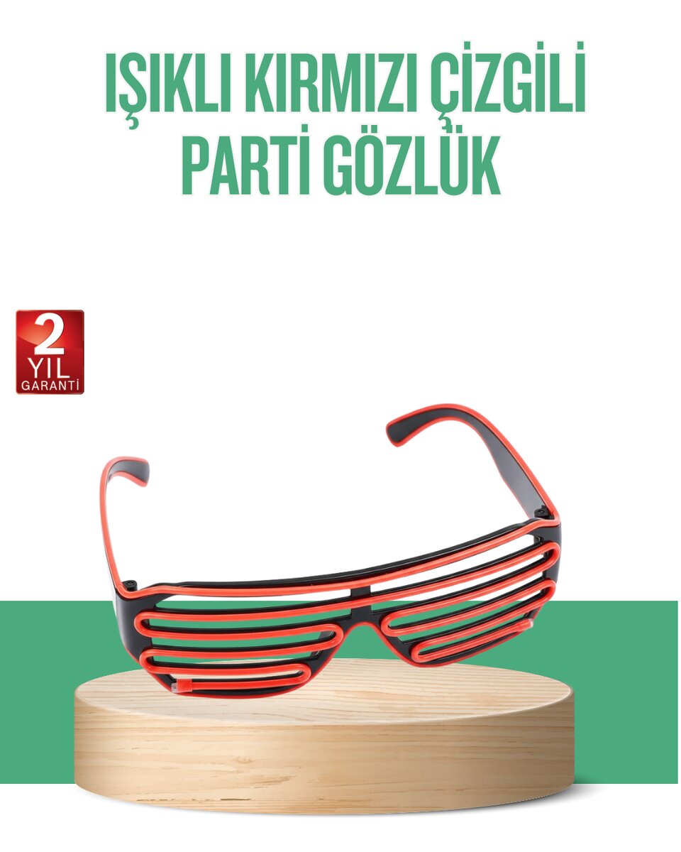 Renkli Işıklı Gözlük Eğlenceli Gece Aksesuarı Renkli Işıklı Gözlük Eğlenceli Gece Aksesuarı