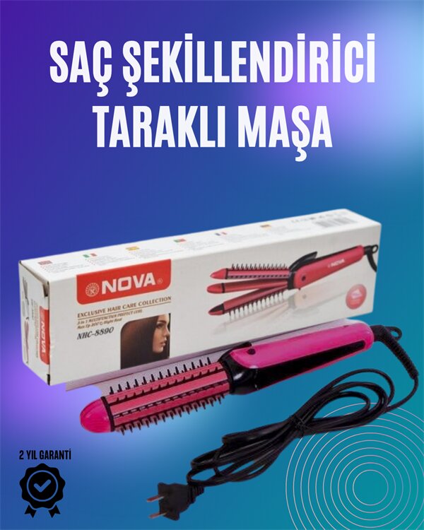 Fön ve Tarama İşlemini Birleştiren Pratik Saç Tarağı Fön ve Tarama İşlemini Birleştiren Pratik Saç Tarağı