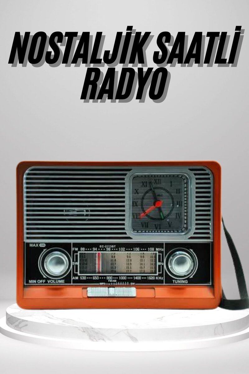 Nostaljik Vintage Radyo Taşınabilir Bluetooth Bağlantılı Hoparlör Radyo Nostaljik Vintage Radyo Taşınabilir Bluetooth Bağlantılı Hoparlör Radyo