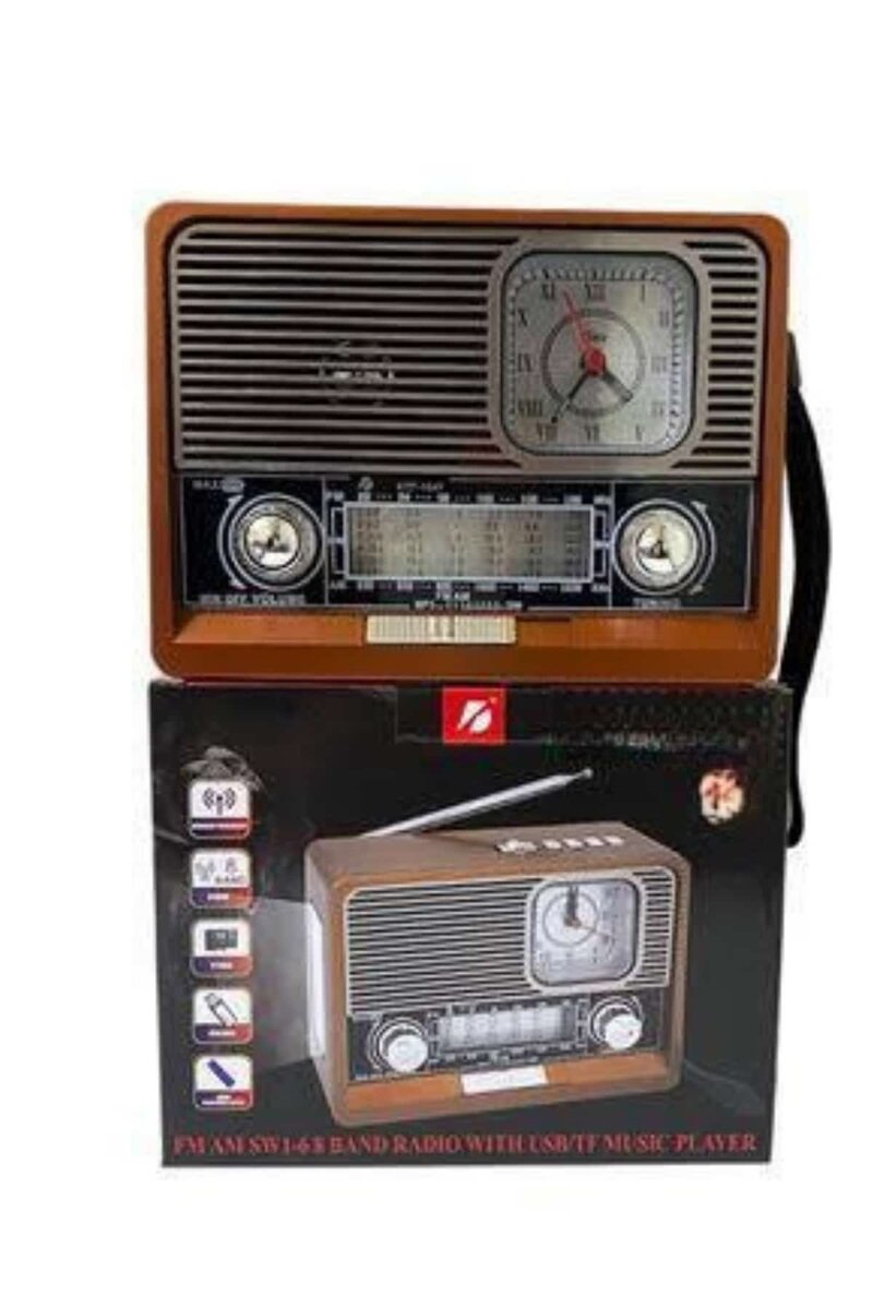 Nostaljik Vintage Radyo Taşınabilir Bluetooth Bağlantılı Hoparlör Radyo Nostaljik Vintage Radyo Taşınabilir Bluetooth Bağlantılı Hoparlör Radyo