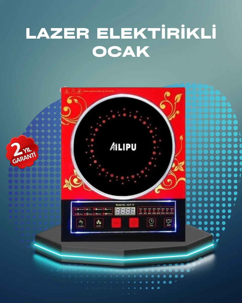 Dokunmatik LED Ekranlı İndüksiyon Ocak 8 Fonksiyonlu Dokunmatik LED Ekranlı İndüksiyon Ocak 8 Fonksiyonlu
