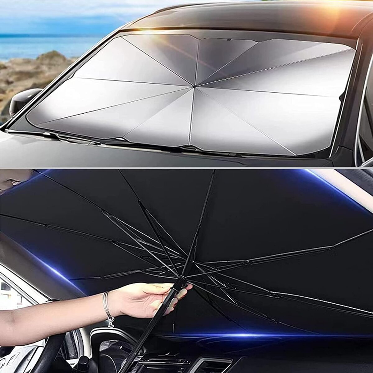 Skoda Octavia, Renault Talisman, Ford Focus, Seat Leon, Kia Cerato Uyumlu Oto Şemsiye Skoda Octavia, Renault Talisman, Ford Focus, Seat Leon, Kia Cerato Uyumlu Oto Şemsiye