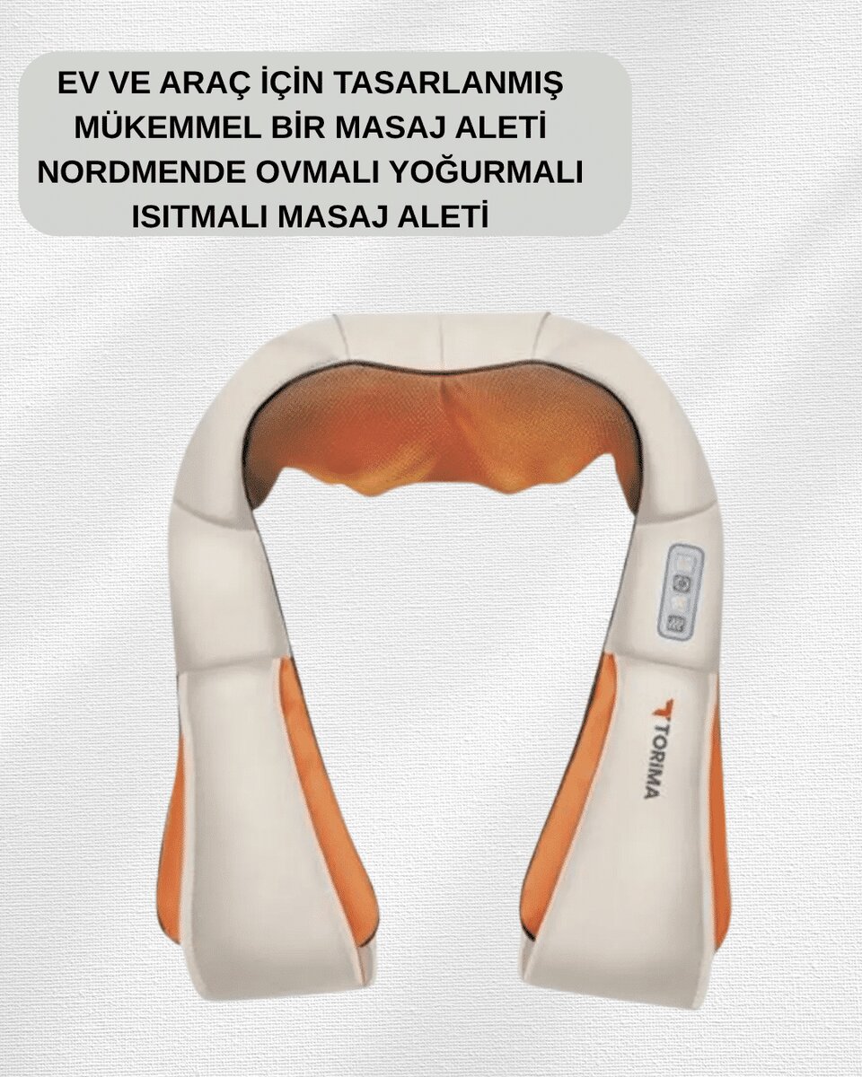 Ovmalı Isıtmalı Elektrikli Masaj Aleti – Boyun, Sırt, Bel, Omuz ve Bacak İçin Profesyonel Masaj Aleti