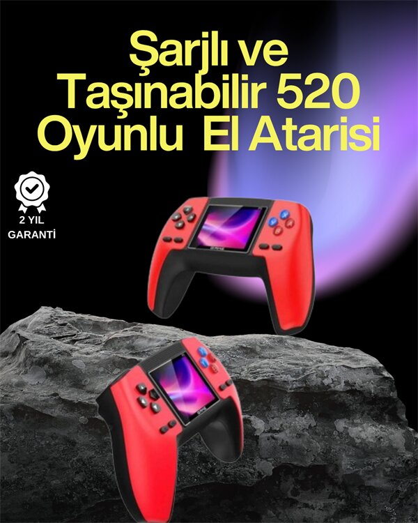 P5 Retro GamePad – 520 Klasik Oyunlu Tak-Çalıştır Mini Konsol P5 Retro GamePad – 520 Klasik Oyunlu Tak-Çalıştır Mini Konsol