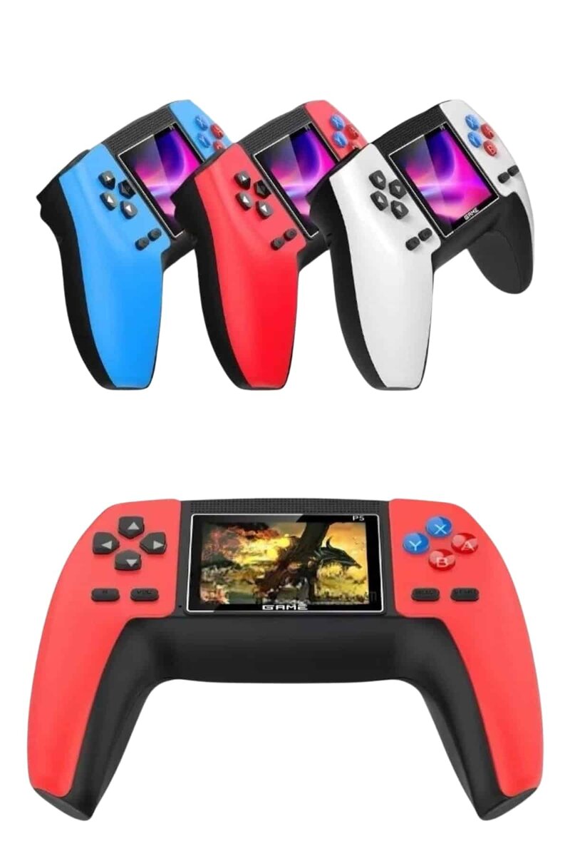 Retro Konsol P5 Uyumlu Taşınabilir 520 Oyunlu Kablosuz Game Stick Retro Konsol P5 Uyumlu Taşınabilir 520 Oyunlu Kablosuz Game Stick