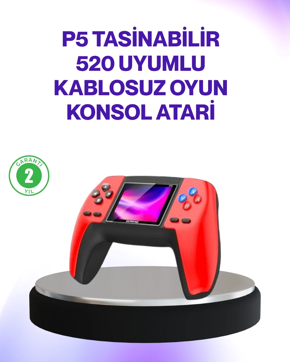 520 Klasik Oyunlu P5 Retro Elde Taşınabilir Konsol 520 Klasik Oyunlu P5 Retro Elde Taşınabilir Konsol