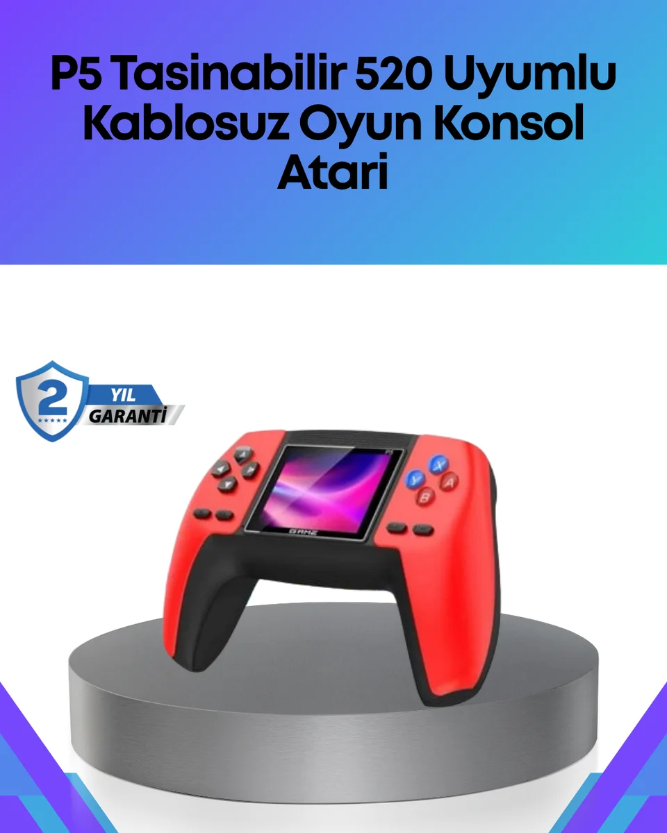 TV Bağlantılı 520 Oyunlu P5 Retro GamePad Konsol TV Bağlantılı 520 Oyunlu P5 Retro GamePad Konsol