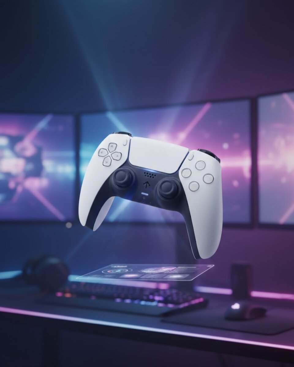 Kablosuz PS5 Oyun Kumandası Hızlı Tepki ve Ergonomik Tutuş Kablosuz PS5 Oyun Kumandası Hızlı Tepki ve Ergonomik Tutuş