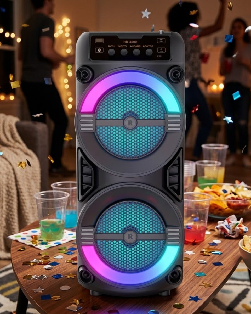 LED Işıklı Kablosuz Bluetooth Hoparlör USB TF Kart Destekli LED Işıklı Kablosuz Bluetooth Hoparlör USB TF Kart Destekli