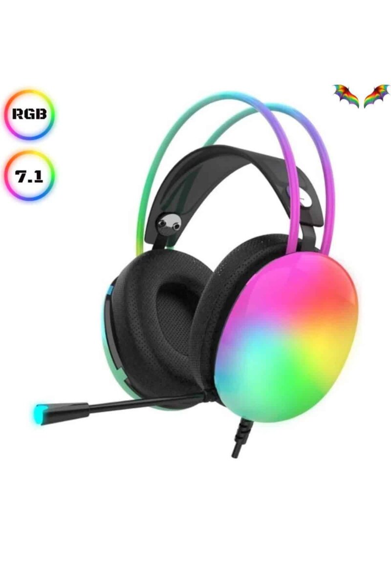 Kablosuz Bluetooth Kulaklık RGB Işıklı Kulak Üstü 5.3 Bluetooth Bağlantılı Kablosuz Bluetooth Kulaklık RGB Işıklı Kulak Üstü 5.3 Bluetooth Bağlantılı