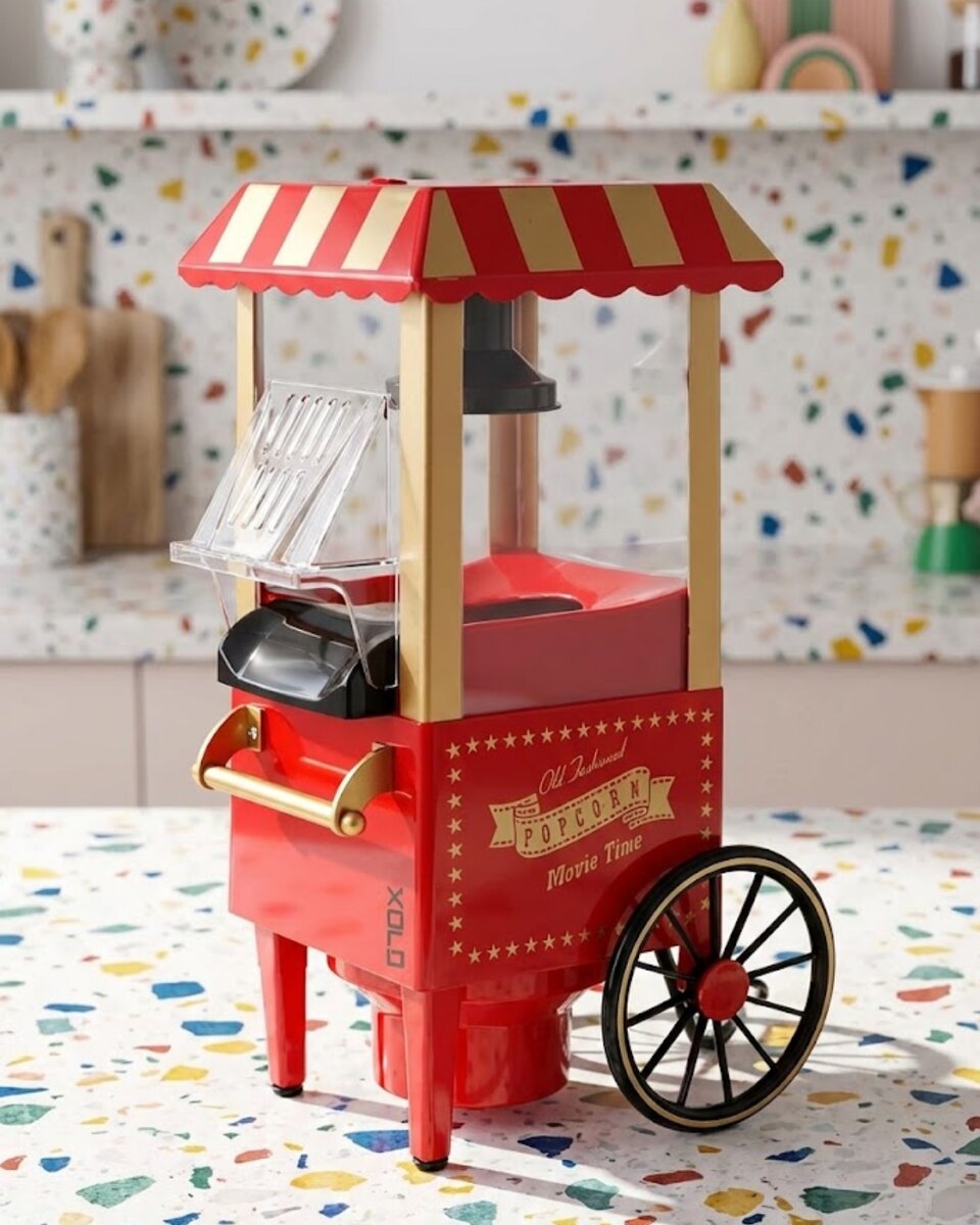 Sağlıklı Atıştırmalıklar İçin Yağsız Popcorn Makinesi Sağlıklı Atıştırmalıklar İçin Yağsız Popcorn Makinesi