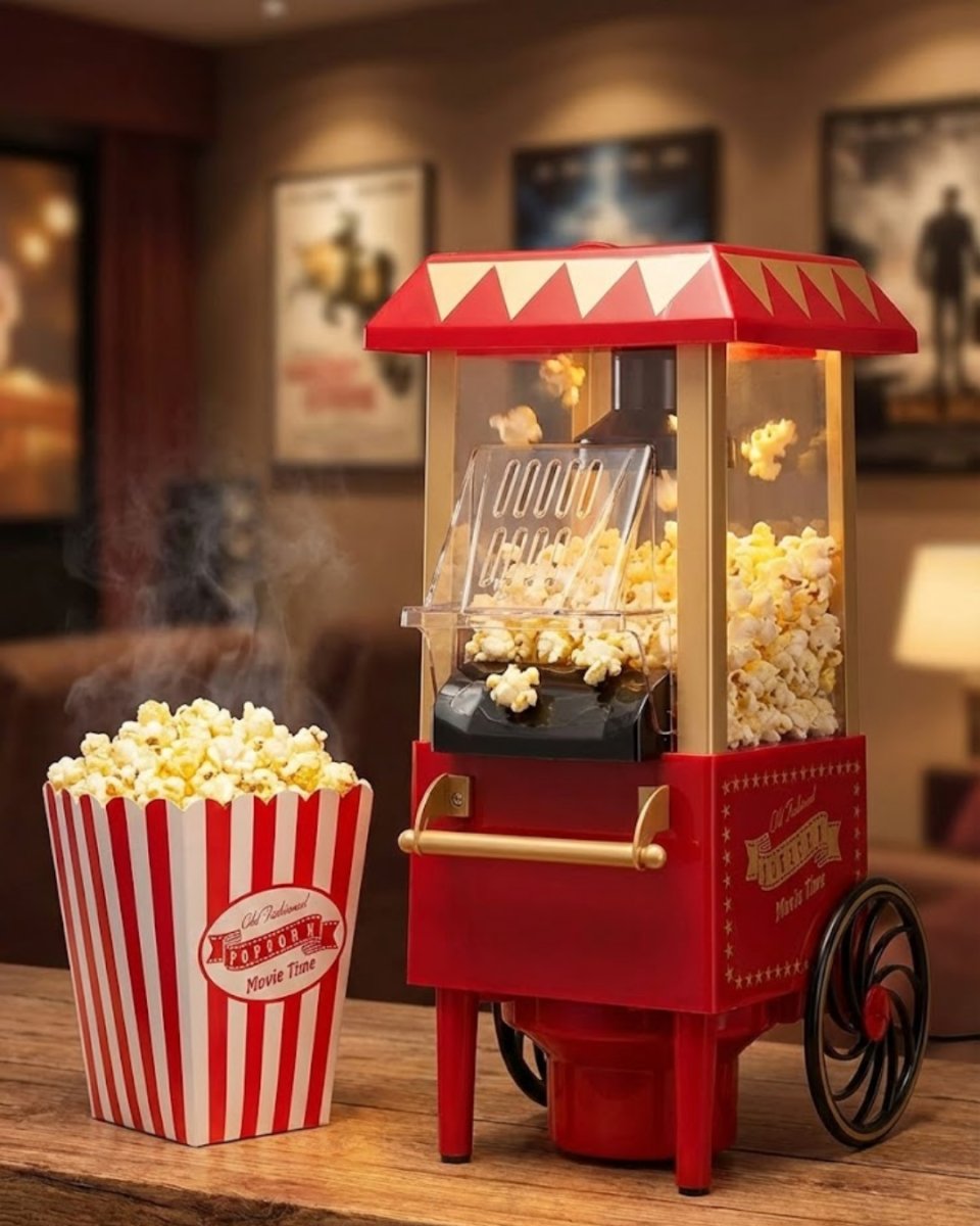 Yağsız Popcorn Makinesi Sıcak Hava ile Hızlı Patlatma Yağsız Popcorn Makinesi Sıcak Hava ile Hızlı Patlatma