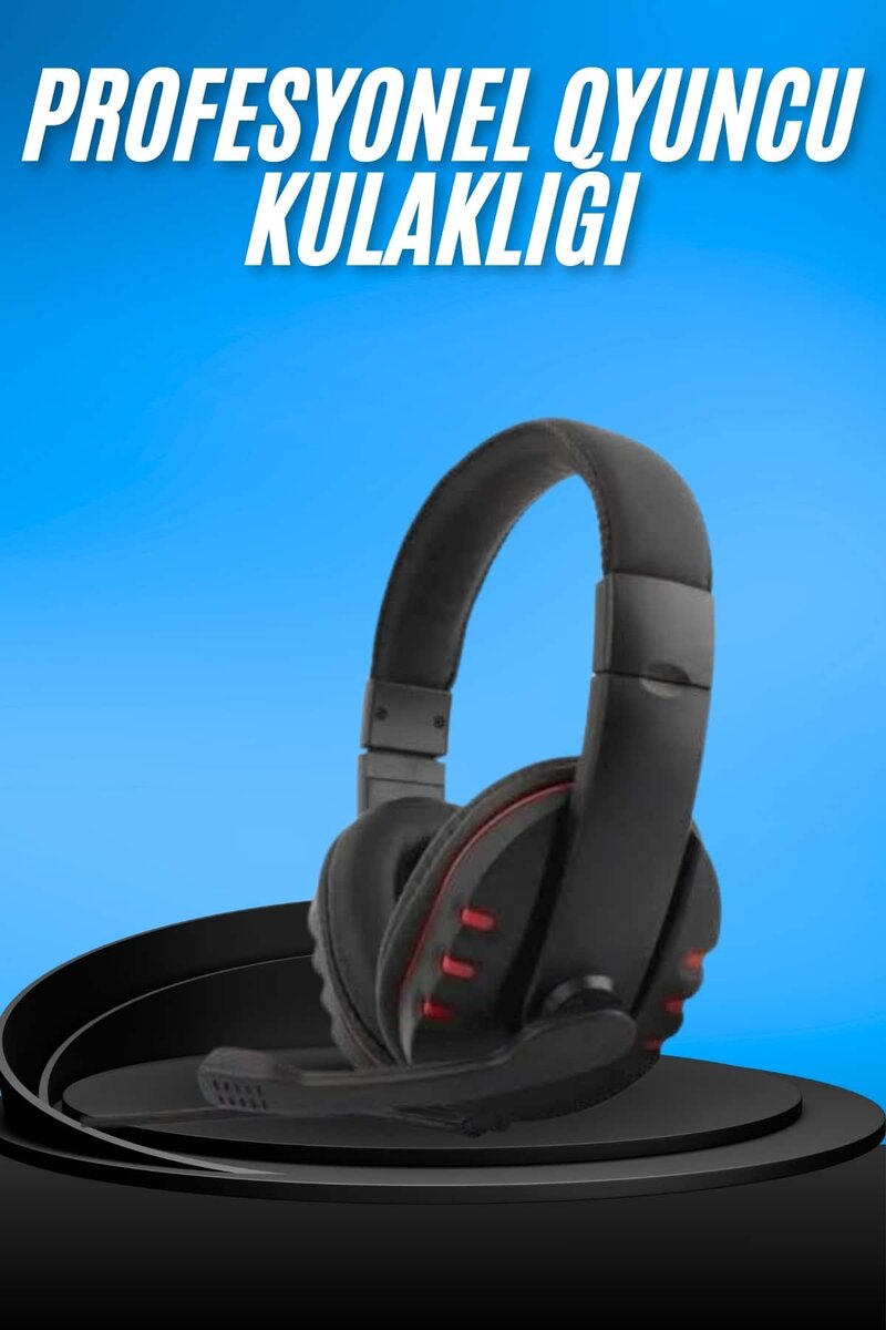Oyuncu Kulaklığı Kulak Üstü Kablolu Gaming Kulaklık Mikrofonlu ANC Özelliği Oyuncu Kulaklığı Kulak Üstü Kablolu Gaming Kulaklık Mikrofonlu ANC Özelliği