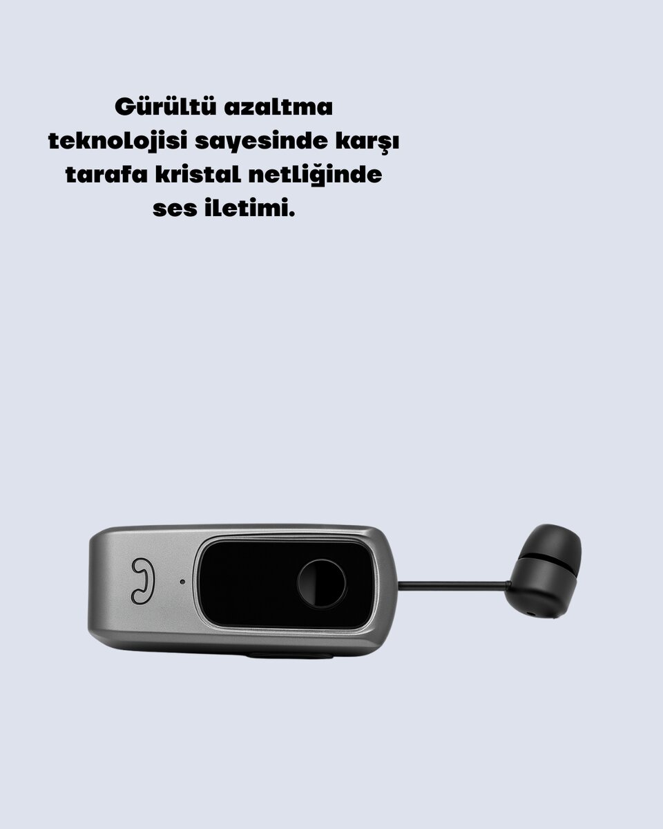 Geri Çekilebilir Kablolu Bluetooth İş Kulaklığı Geri Çekilebilir Kablolu Bluetooth İş Kulaklığı