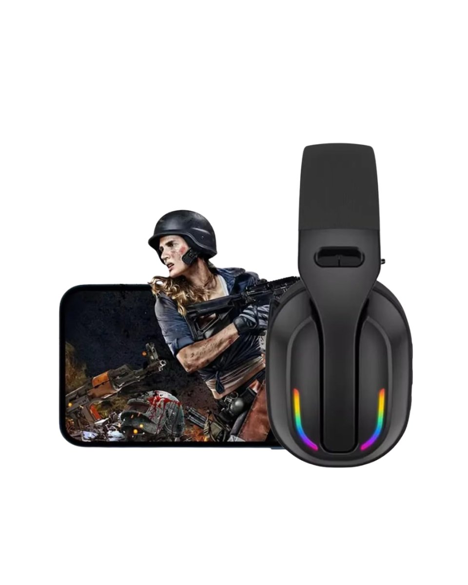 RGB Aydınlatmalı Kablosuz Oyuncu Kulaklığı Konsol ve PC Uyumlu RGB Aydınlatmalı Kablosuz Oyuncu Kulaklığı Konsol ve PC Uyumlu