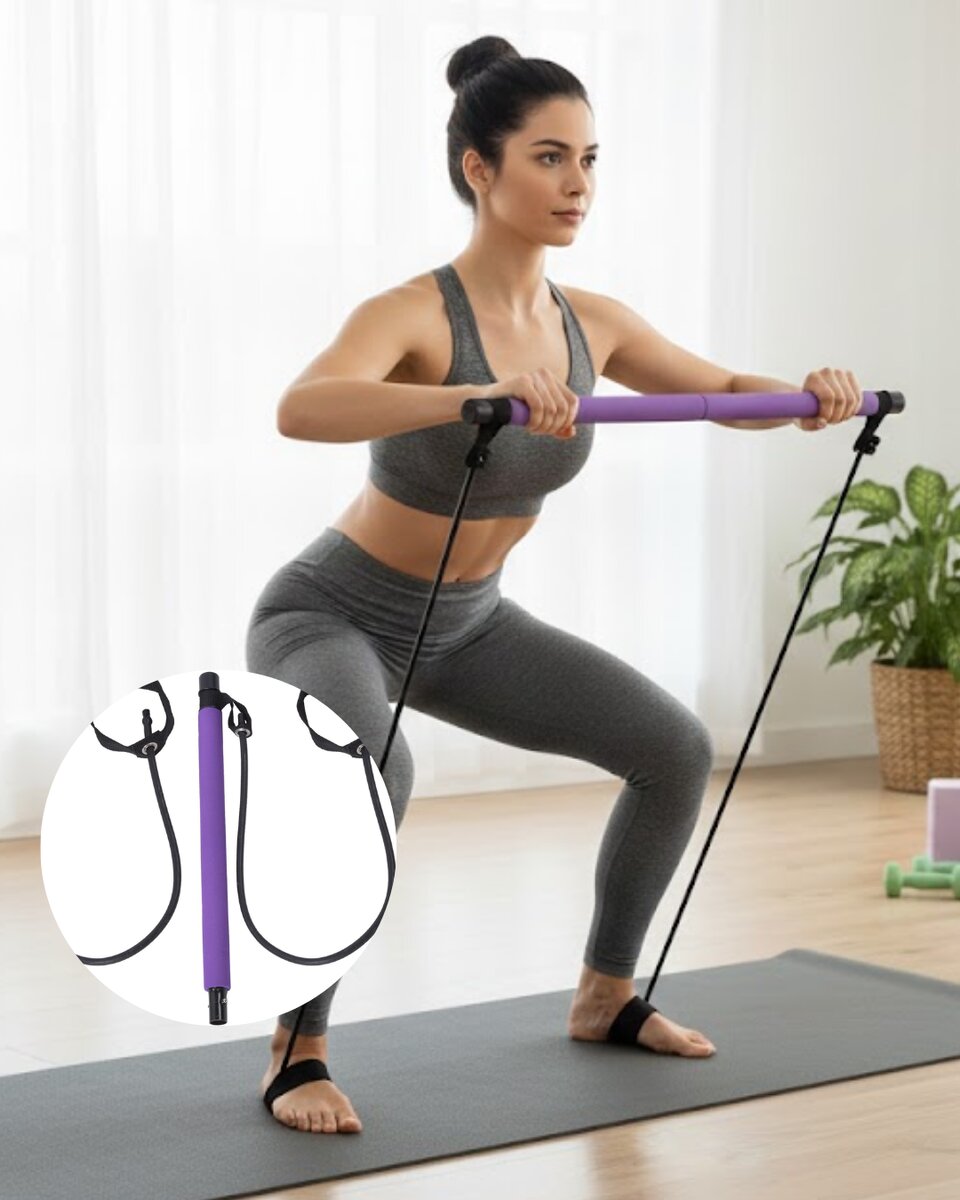 Taşınabilir Pilates Bar Ev Sporuna Uygun Hafif ve Dayanıklı Yapı Taşınabilir Pilates Bar Ev Sporuna Uygun Hafif ve Dayanıklı Yapı