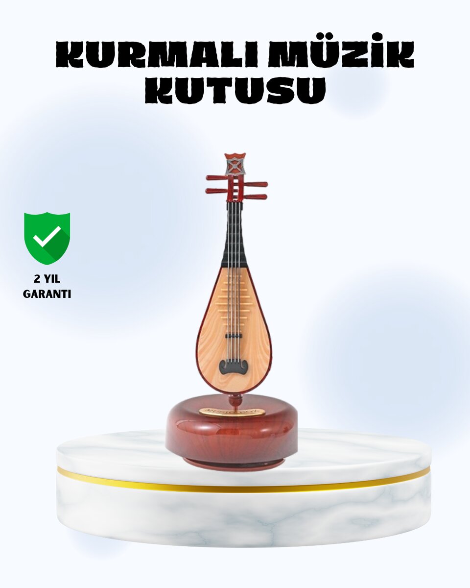 Enstrüman Şeklinde Müzik Kutusu Lüt Tasarım Melodious Music Enstrüman Şeklinde Müzik Kutusu Lüt Tasarım Melodious Music