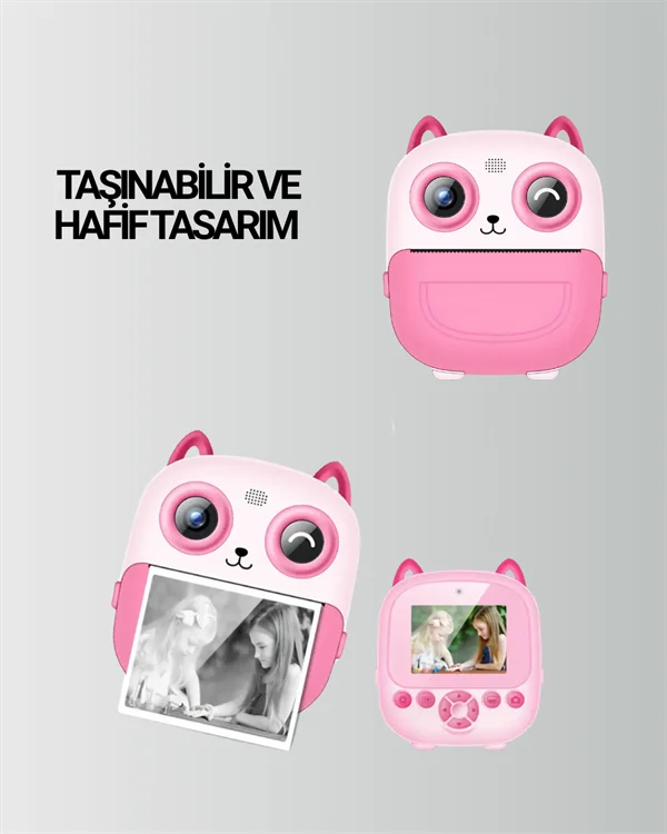 Dijital Termal Yazıcılı Mini Kamera – HD Video & Anında Fotoğraf Çıktısı Dijital Termal Yazıcılı Mini Kamera – HD Video & Anında Fotoğraf Çıktısı