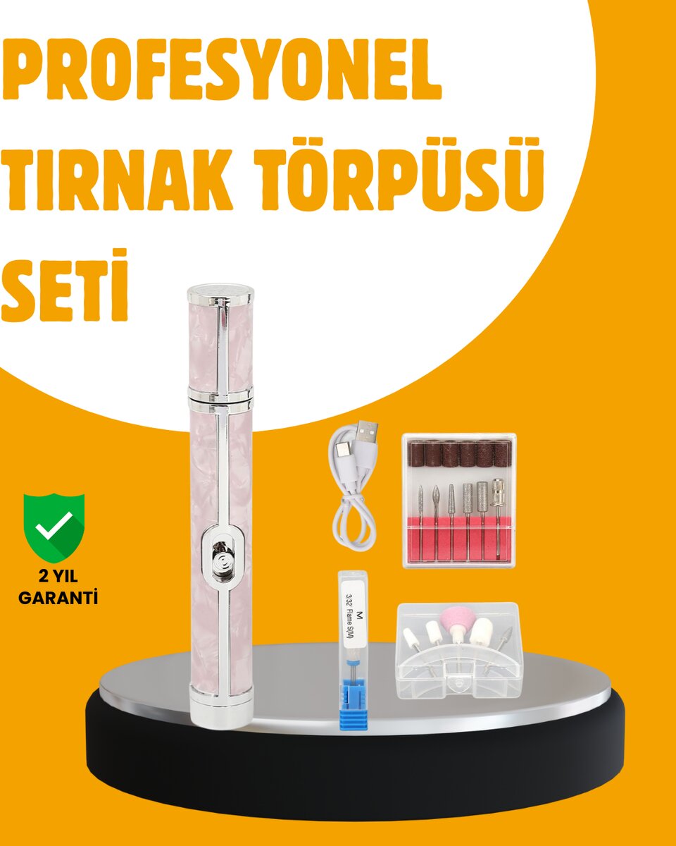 Ergonomik Saplı 20.000 RPM Hız Kontrollü Manikür Pedikür Makinesi Ergonomik Saplı 20.000 RPM Hız Kontrollü Manikür Pedikür Makinesi