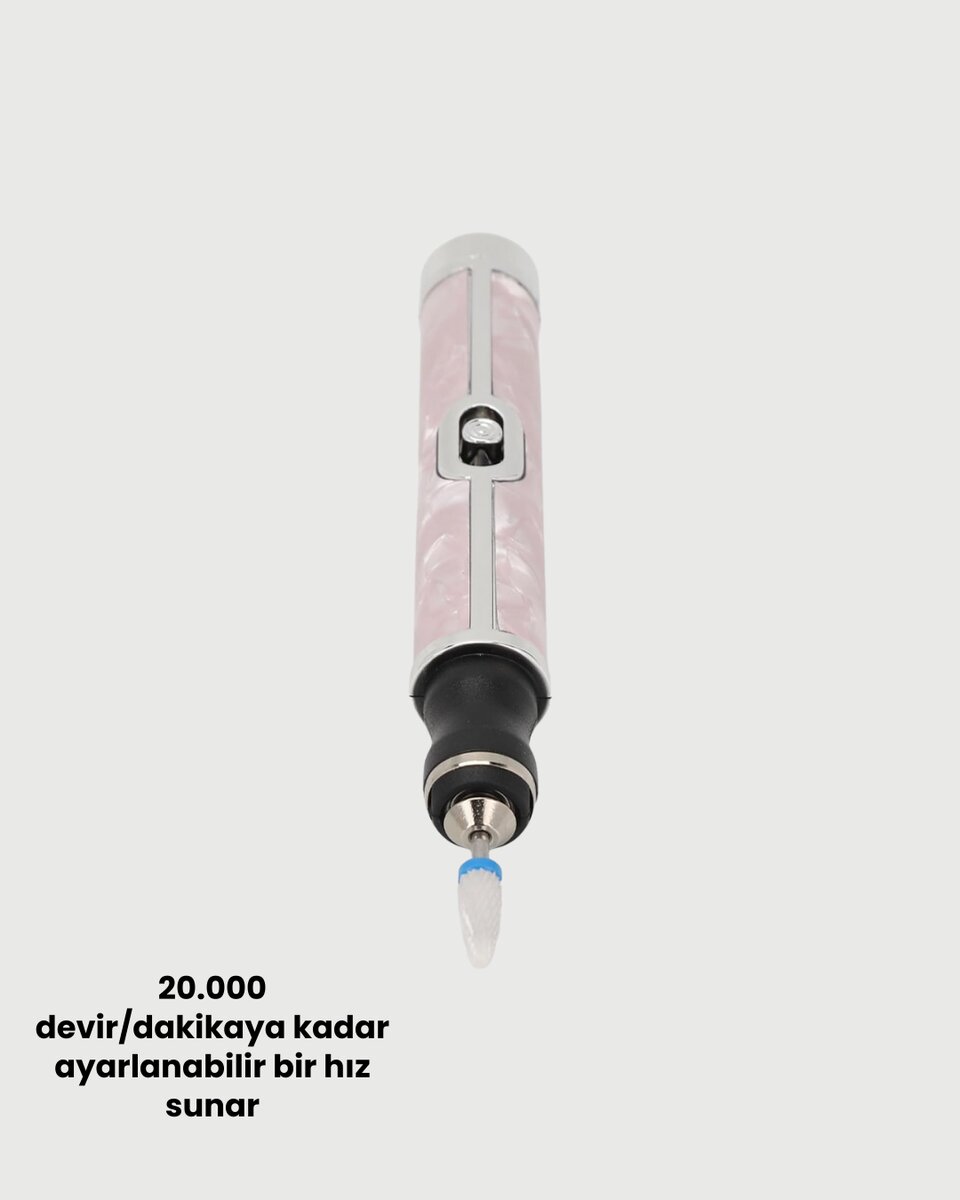 Taşınabilir Elektrikli Tırnak Törpüsü 500 mAh USB Şarjlı Manikür Cihazı Taşınabilir Elektrikli Tırnak Törpüsü 500 mAh USB Şarjlı Manikür Cihazı
