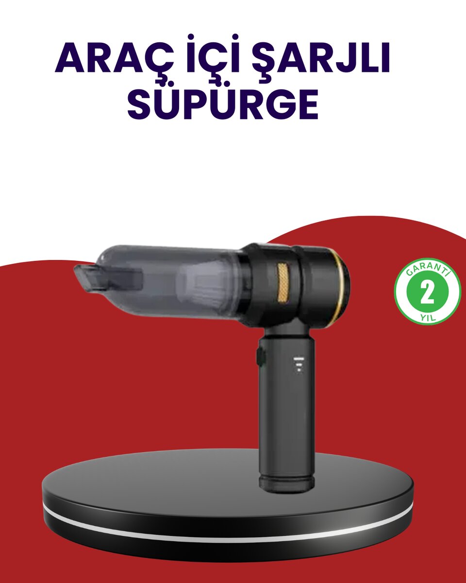 Yüksek Performanslı Araç İçi El Süpürgesi Yüksek Performanslı Araç İçi El Süpürgesi