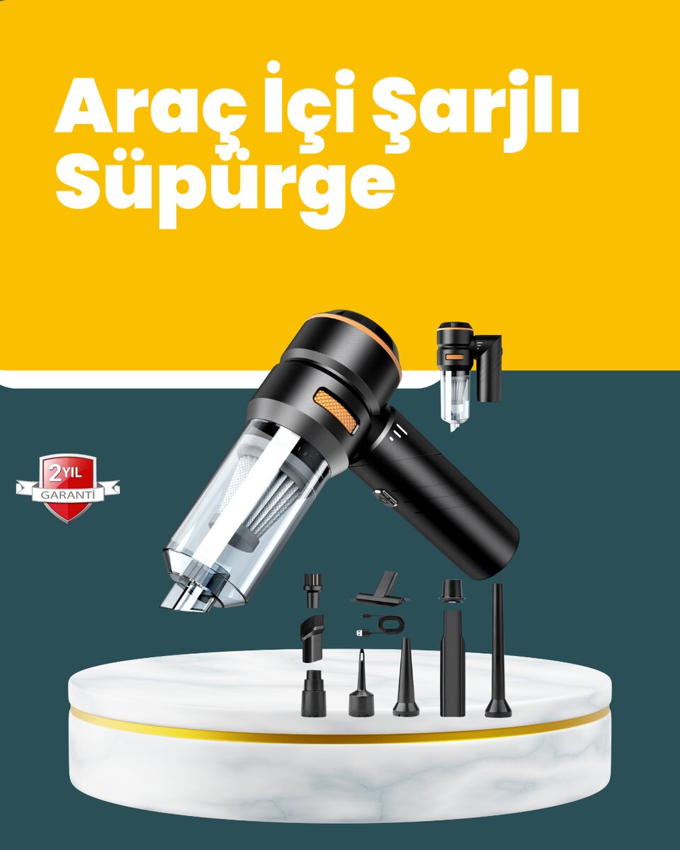 Araç İçi Derinlemesine Temizlik İçin Kompakt ve Ergonomik El Süpürgesi Araç İçi Derinlemesine Temizlik İçin Kompakt ve Ergonomik El Süpürgesi