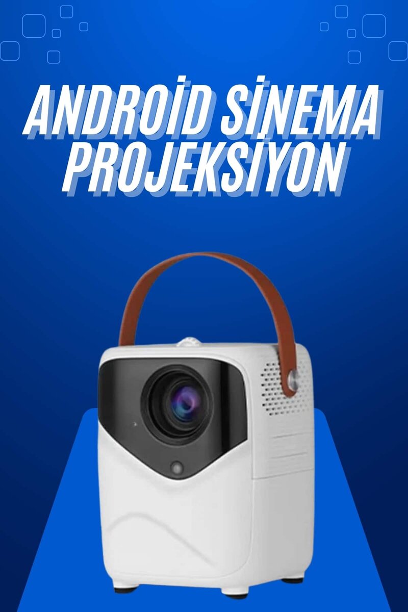 HD Ayaklı Portatif Projeksiyon Cihazı Android İşlemcili Sinema Projektörü HD Ayaklı Portatif Projeksiyon Cihazı Android İşlemcili Sinema Projektörü