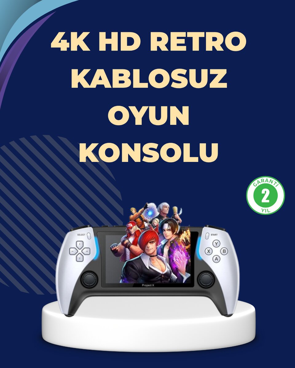 Kompakt ve Hafif Retro Oyun Konsolu 1000 Klasik Oyun Dahil Kompakt ve Hafif Retro Oyun Konsolu 1000 Klasik Oyun Dahil