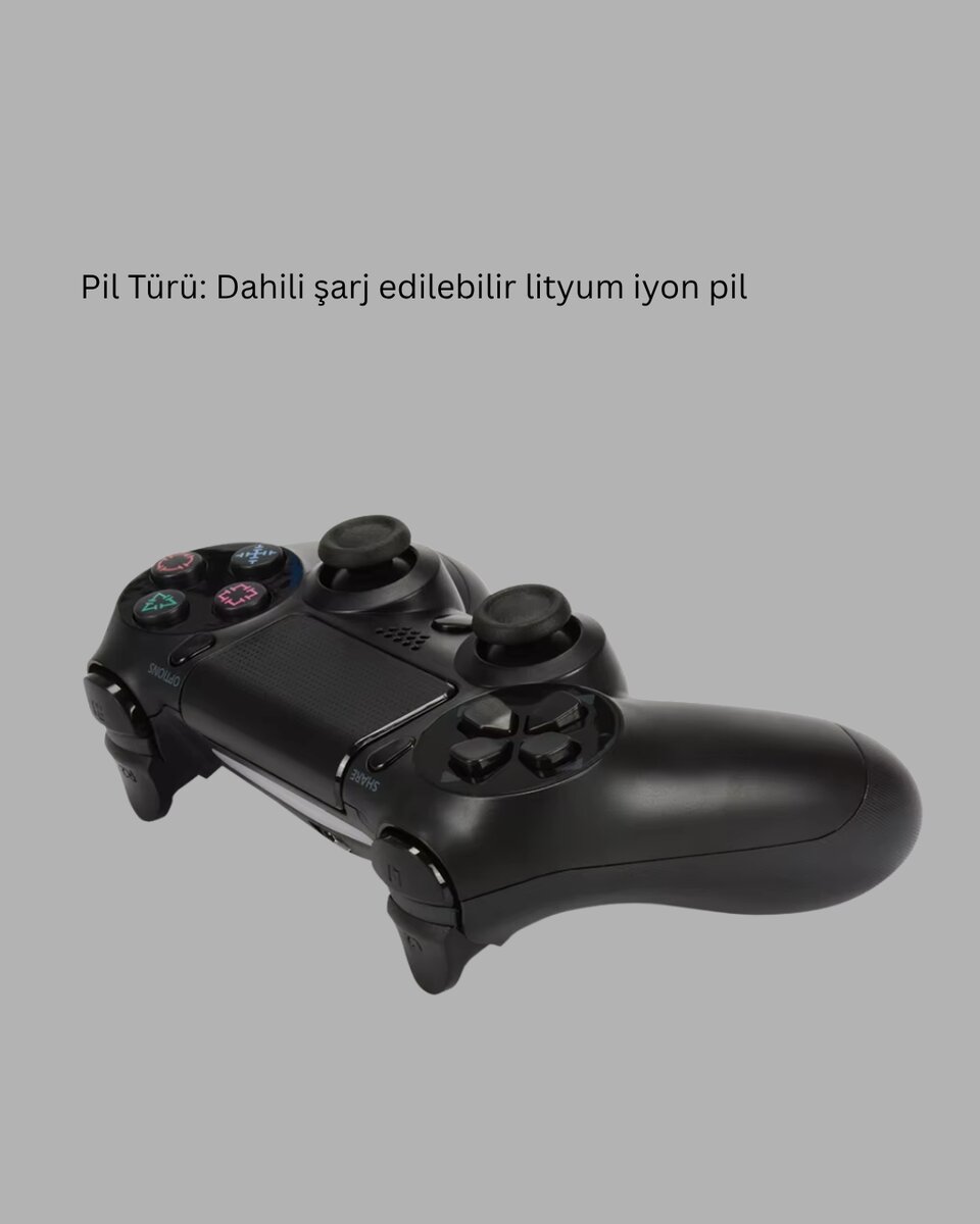 Kablosuz PS4 Oyun Kolu – Çift Titreşimli Motor, Uzun Pil Ömrü ve Hassas Kontrol Kablosuz PS4 Oyun Kolu – Çift Titreşimli Motor, Uzun Pil Ömrü ve Hassas Kontrol