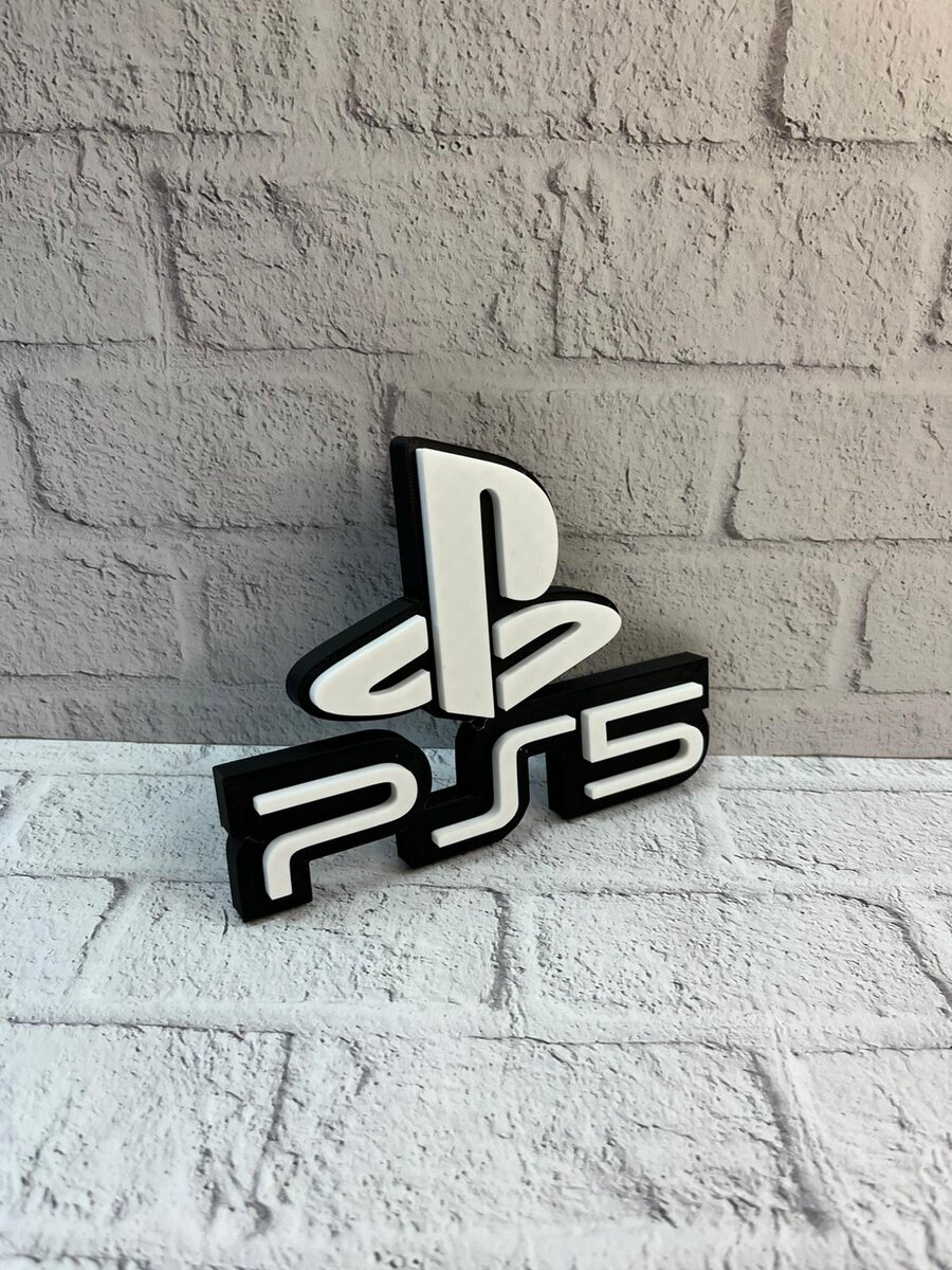 PlayStation 5 Logo Duvar Dekoru Minimal Tasarım 16×12 cm PlayStation 5 Logo Duvar Dekoru Minimal Tasarım 16×12 cm