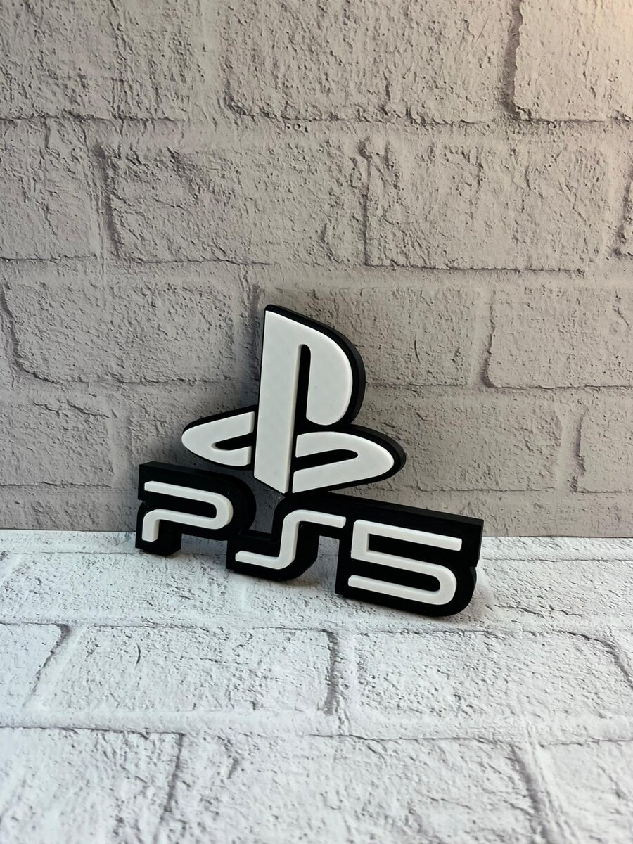 PlayStation 5 Logo Duvar Dekoru Minimal Tasarım 16×12 cm PlayStation 5 Logo Duvar Dekoru Minimal Tasarım 16×12 cm