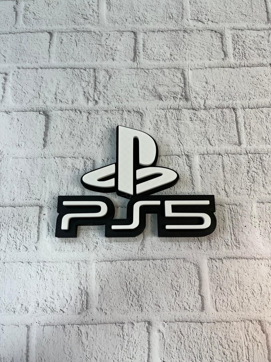 PlayStation 5 Logo Duvar Dekoru Minimal Tasarım 16×12 cm PlayStation 5 Logo Duvar Dekoru Minimal Tasarım 16×12 cm