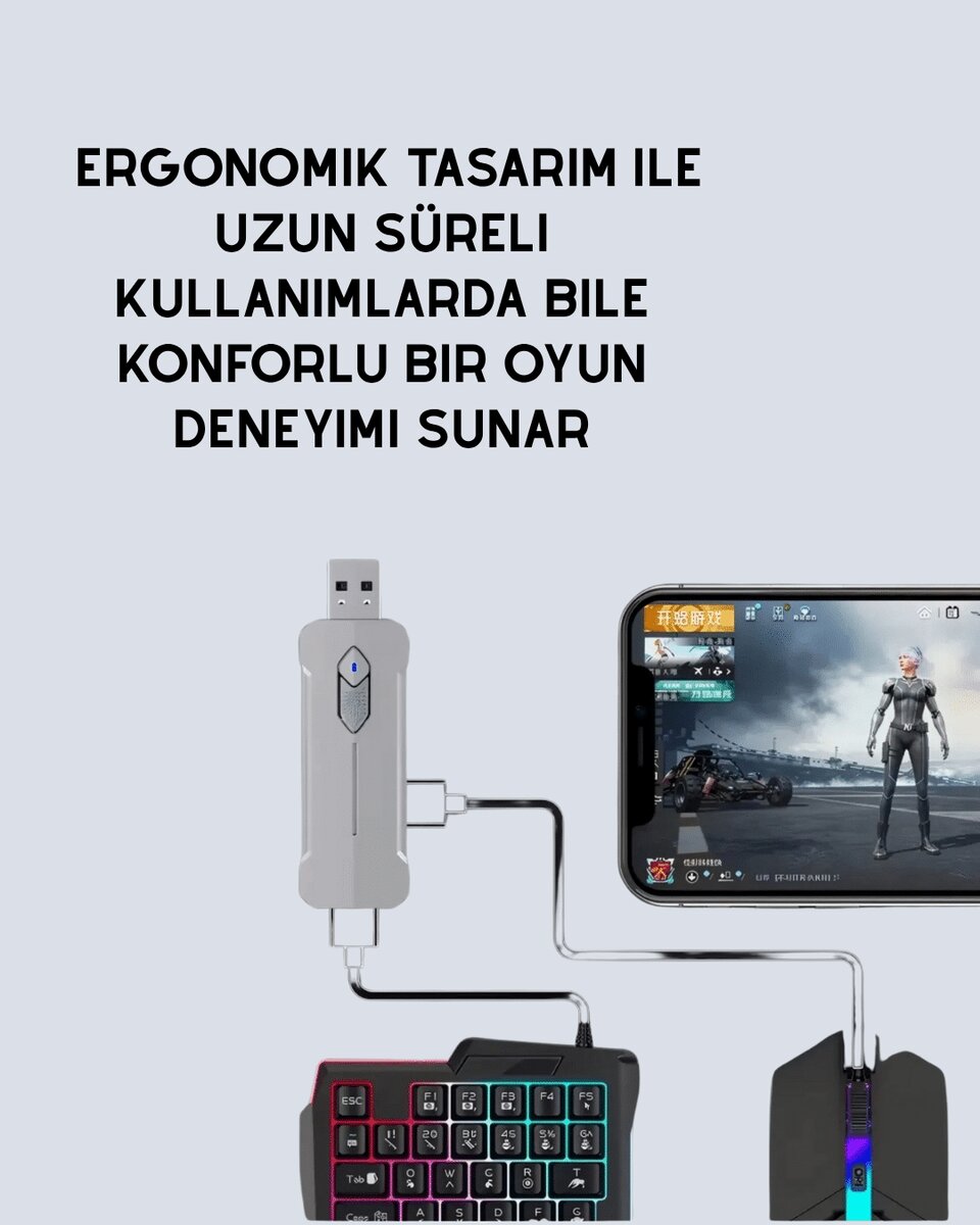Kablosuz Mobil Oyun Kiti – 5 Parça Tam Set