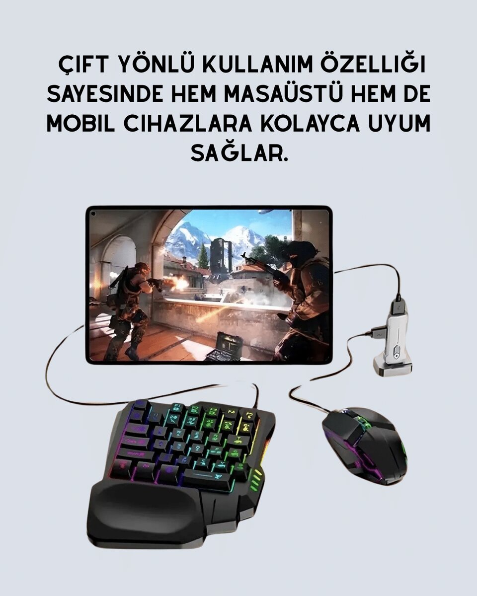 Kablosuz Mobil Oyun Kiti – 5 Parça Tam Set