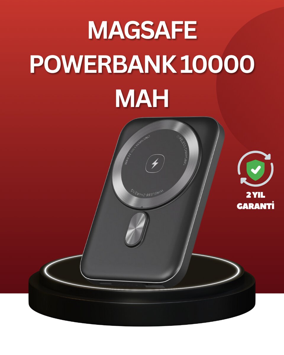 Kablosuz ve Kablolu Kullanım Sunan Taşınabilir Powerbank Kablosuz ve Kablolu Kullanım Sunan Taşınabilir Powerbank