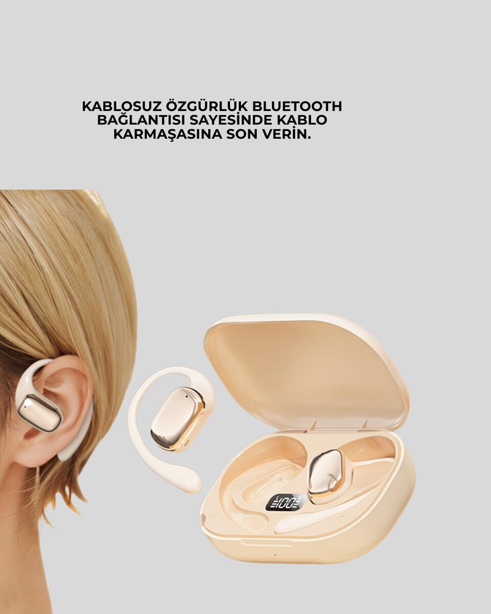 Bluetooth 5.4 Çeviri Kulaklığı LED Ekranlı Bluetooth 5.4 Çeviri Kulaklığı LED Ekranlı