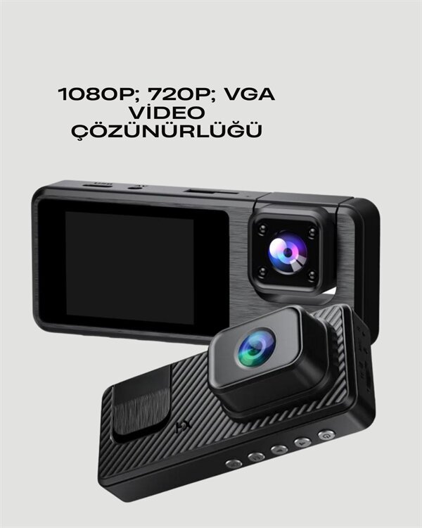 1080P 3 Kameralı Araç DVR – Döngü Kayıt ve Geri Görüş Özellikli 1080P 3 Kameralı Araç DVR – Döngü Kayıt ve Geri Görüş Özellikli