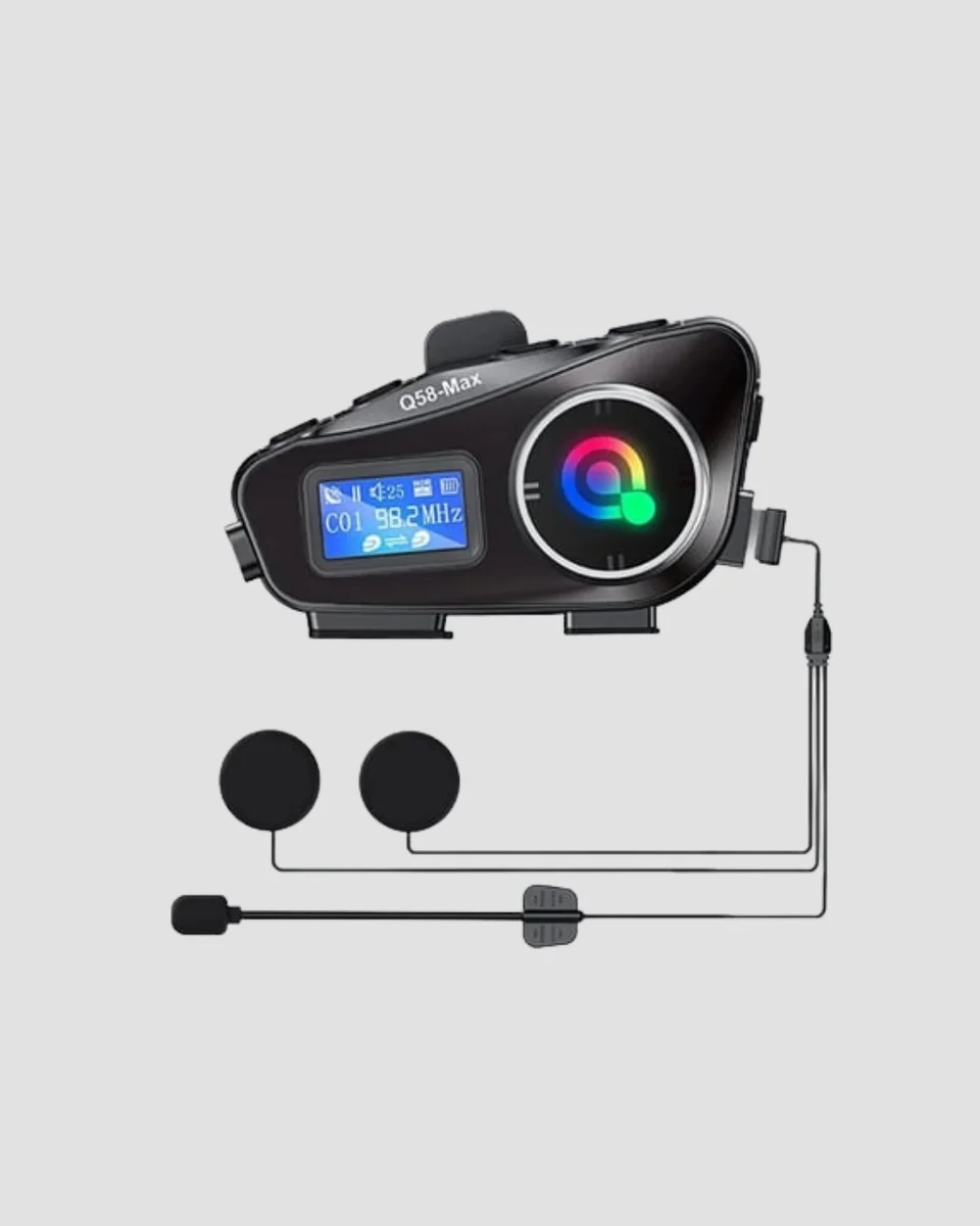 IP65 Suya Dayanıklı Kask Bluetooth Kulaklık LCD Ekranlı IP65 Suya Dayanıklı Kask Bluetooth Kulaklık LCD Ekranlı