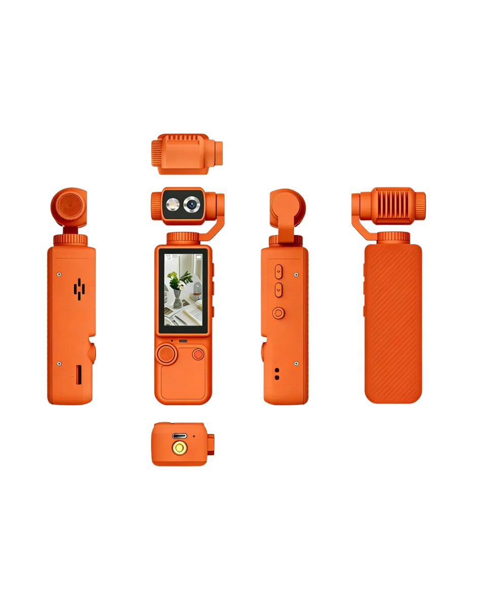 Kompakt 4K Gimbal Kamera 180 Derece Döner Başlık Stabil Video ve Vlog Uyumlu Kompakt 4K Gimbal Kamera 180 Derece Döner Başlık Stabil Video ve Vlog Uyumlu