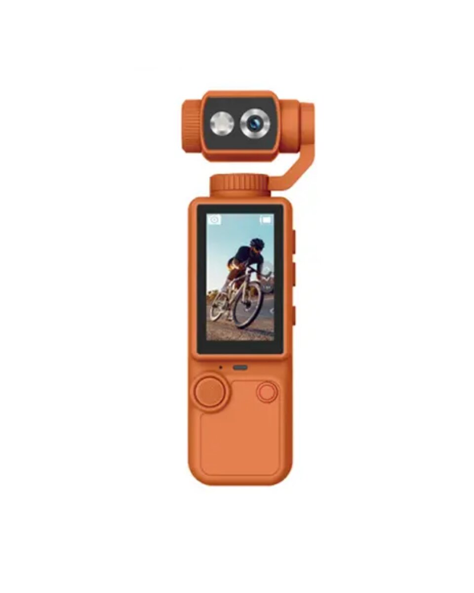 4K Ultra HD Gimbal Kamera Sabitleyici ve 180 Derece Hareketli Lensli Vlog Kamera 4K Ultra HD Gimbal Kamera Sabitleyici ve 180 Derece Hareketli Lensli Vlog Kamera