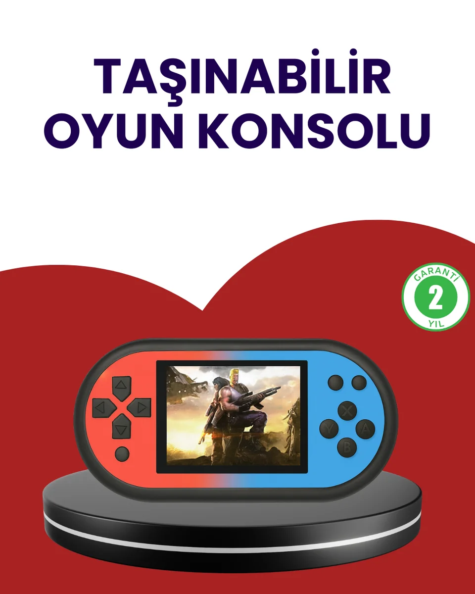 520 Oyunlu El Oyun Konsolu TV Bağlantılı HD LCD Ekranlı 520 Oyunlu El Oyun Konsolu TV Bağlantılı HD LCD Ekranlı