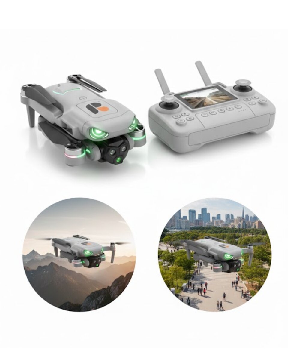 Ekranlı Kumandalı Drone Engel Algılamalı Kolay Kontrol Ekranlı Kumandalı Drone Engel Algılamalı Kolay Kontrol