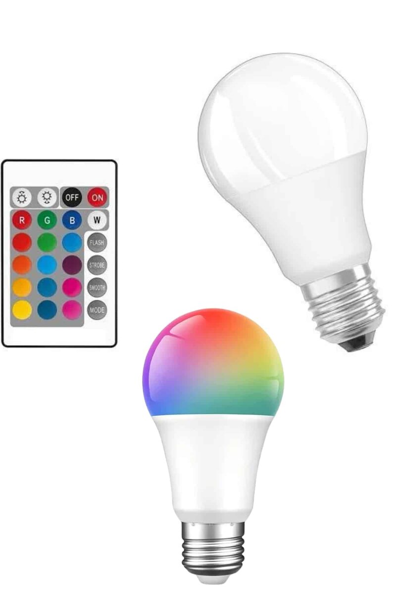 Akıllı RGB Led Ampul Led Uzaktan Kumandalı Renk Değiştiren Ampul Akıllı RGB Led Ampul Led Uzaktan Kumandalı Renk Değiştiren Ampul