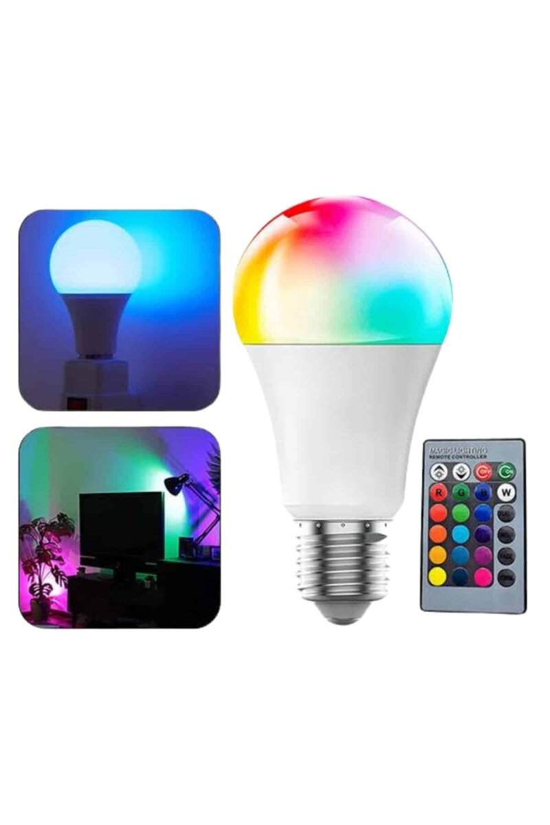 Akıllı RGB Led Ampul Led Uzaktan Kumandalı Renk Değiştiren Ampul Akıllı RGB Led Ampul Led Uzaktan Kumandalı Renk Değiştiren Ampul